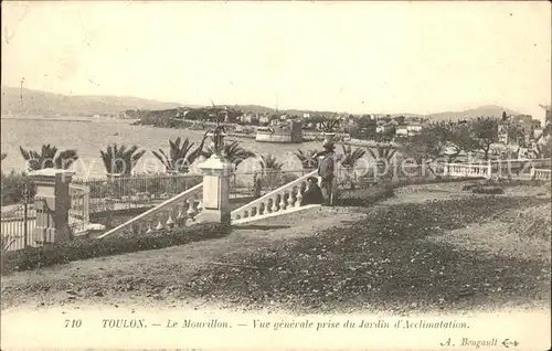 Toulon Var Le Mourillon Vue generale prise du Jardin d Acclimatation Kat. Toulon