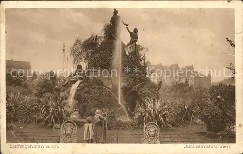 Ludwigshafen Rhein Jubilaeumsbrunnen Kat. Ludwigshafen am Rhein