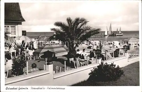 Groemitz Ostseebad Strandhalle Palmenterrasse /  /