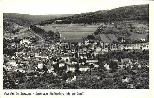 Bad Orb Blick vom Molkenberg auf die Stadt Kat. Bad Orb