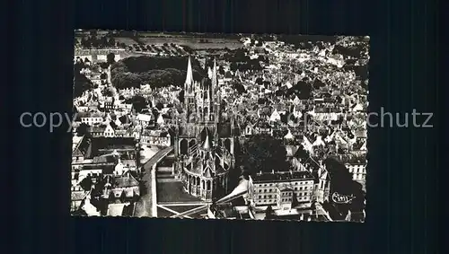 Bayeux Cathedrale vue aerienne Kat. Bayeux