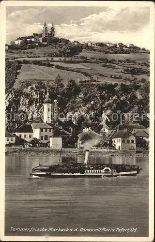 Marbach Donau mit Maria Taferl Sommerfrische Kat. Marbach an der Donau