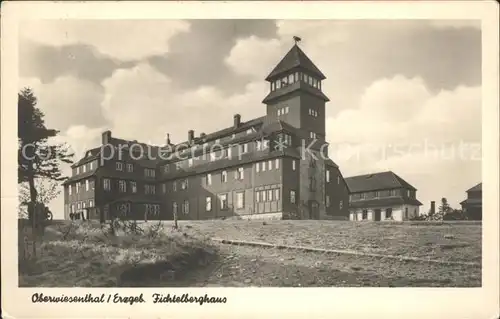 Oberwiesenthal Erzgebirge fichtelberghaus Kat. Oberwiesenthal