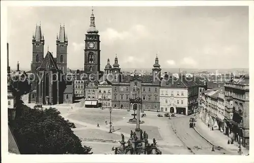 Koeniggraetz Tschechien Grosser Ring Kirche Kat. Hradec Kralove