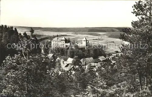 Elgersburg Panorama mit Schloss Kat. Elgersburg