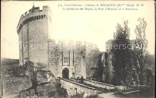 Saint Front sur Lemance Chateau de Bonaguil XV siecle Kat. Saint Front sur Lemance