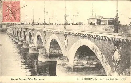 Bordeaux Pont de Pierre Kat. Bordeaux