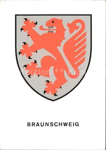 Braunschweig Stadtwappen Kat. Braunschweig