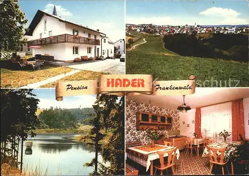 Steinwiesen Pension Hader im Frankenwald Kat. Steinwiesen
