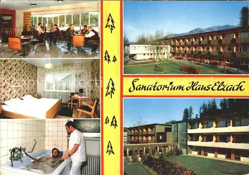 Elzach Sanatorium Haus Elzach Aufenthaltsraum Zimmer Anwendungen Kat. Elzach