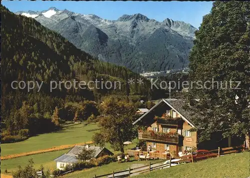 Wald Pinzgau Pension Schoeneben Alpenblick Kat. Wald im Pinzgau