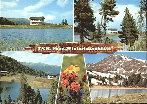 Judenburg Steiermark TVN Neue Winterleitenhuette Bergsee Alpenflora Kat. Judenburg