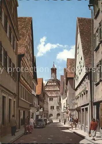 oehringen Hohenlohe Marktstrasse mit Blick zum Rathaus / oehringen /Hohenlohekreis LKR