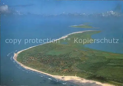 Langeoog Nordseebad Insel Fliegeraufnahme Kat. Langeoog