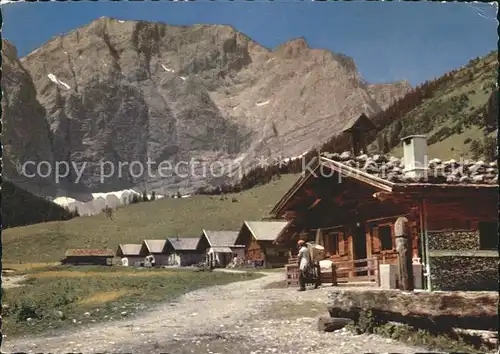 Engalm Motiv aus dem Karwendel Kat. Schwaz