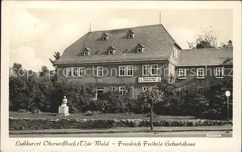 Oberweissbach Friedr Froebels Geburtshaus Kat. Oberweissbach