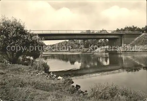 Wusterwitz Brandenburg Partie am Kanal Bruecke / Wusterwitz /Potsdam-Mittelmark LKR