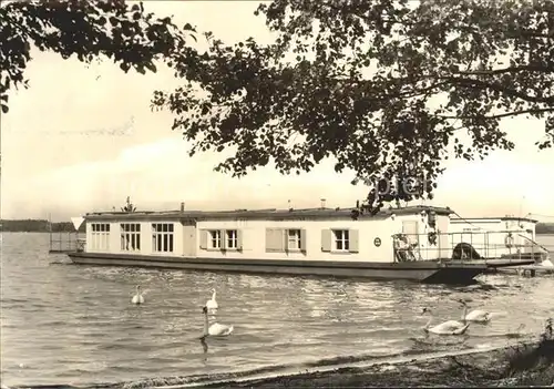 Zaue Wohnboote auf dem Schwielowsee Kat. Schwielochsee