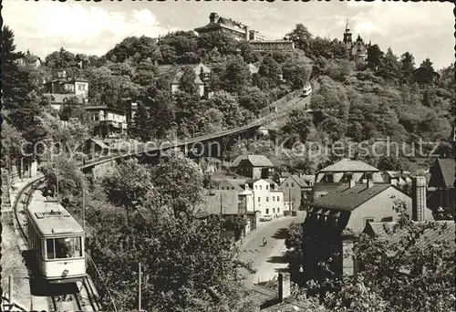 Loschwitz Blick zum Luisenhof Bahn Kat. Dresden