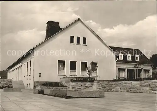 Schnett Kulturhaus Kat. Masserberg Thueringer Wald