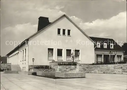 Schnett Kulturhaus Kat. Masserberg Thueringer Wald