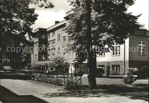 Mahlow Fachkrankenhaus Haupthaus Kat. Blankenfelde Mahlow