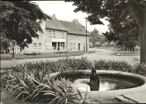 Klostermansfeld Springbrunnen an der Clara Zetkin Strasse Kat. Klostermansfeld