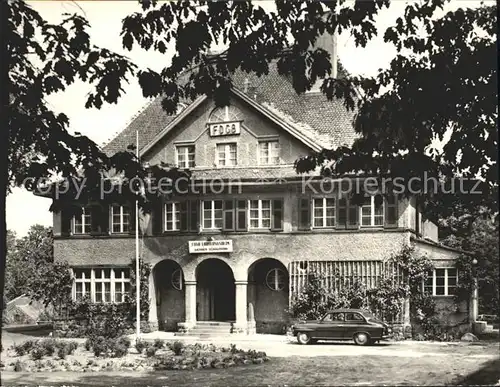 Himmelpfort FDGB Erholungsheim Werner Schaumann Kat. Fuerstenberg