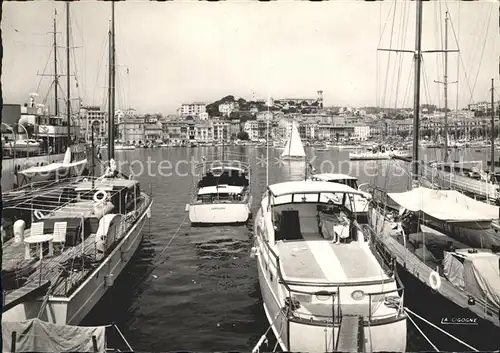 Cannes Alpes Maritimes Le Pport et le Suquet Kat. Cannes