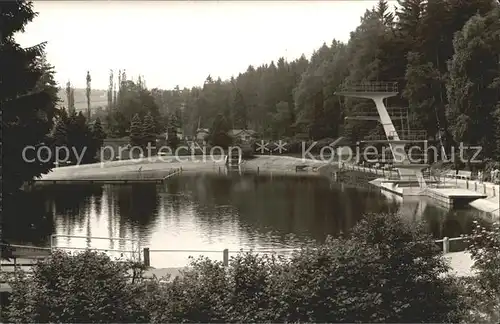 Brunn Vogtland Waldbad Aucherbach Kat. Reichenbach