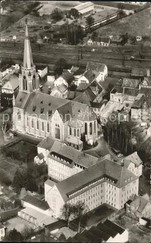 Delmenhorst Fliegeraufnahme St. Marien und St. Josefs Stift Kat. Delmenhorst