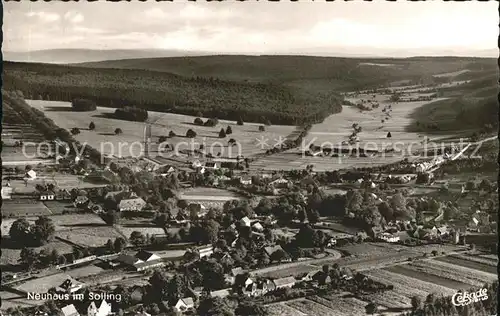 Neuhaus Solling Fliegeraufnahme Kat. Holzminden