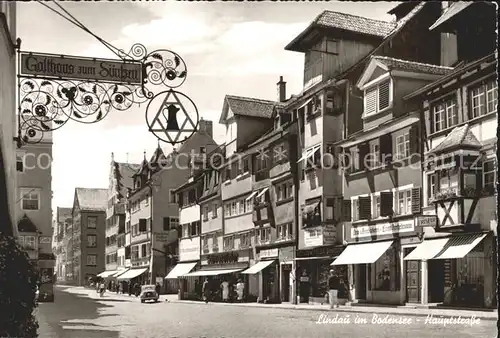 Lindau Bodensee Hauptstrasse Kat. Lindau (Bodensee)