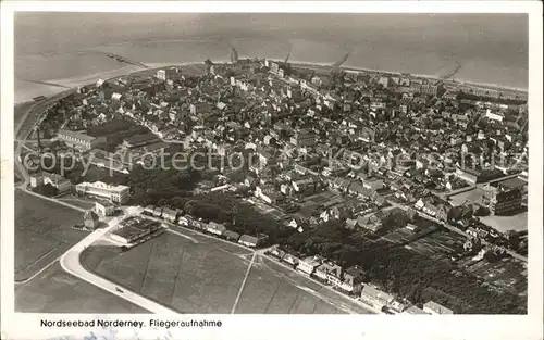 Norderney Nordseebad Fliegeraufnahme Kat. Norderney