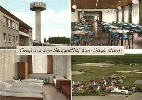 Zimmerau Rhoen Grabfeld Berggasthof zum Bayernturm Kat. Sulzdorf a.d.Lederhecke