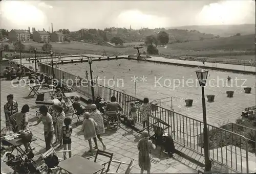 Waldenburg Sachsen Freibad Kat. Waldenburg Sachsen