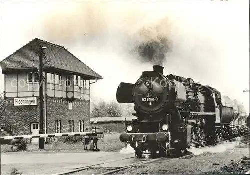 Flechtingen Dampflokomotive Baureihe 52.80 Kat. Flechtingen