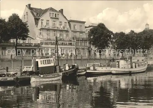 Warnemuende Ostseebad HO Hotel Restaurant Atlantic Alter Strom  Kat. Rostock