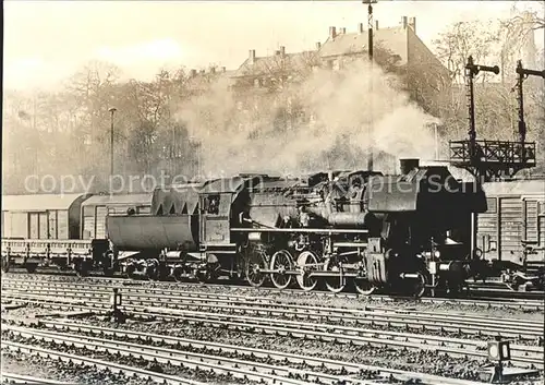 Zittau Dampflokomotive Baureihe 52 80 Nahgueterzug Kat. Zittau