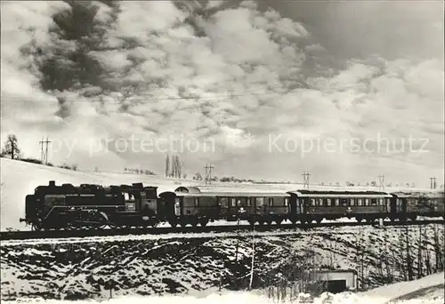 Kaimberg Dampflokomotive Baureihe 62 mit Sonderzug Kat. Gera