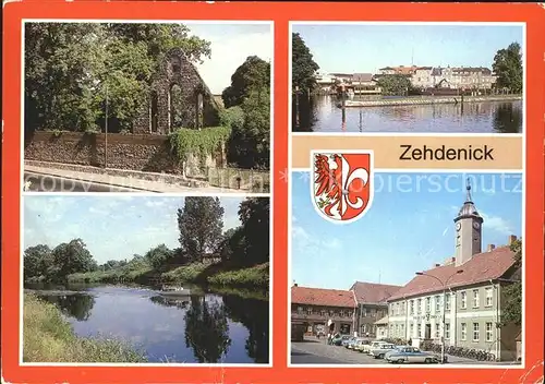 Zehdenick Klosterruine Ernst  Thaelmann  Platz Markt Kat. Zehdenick