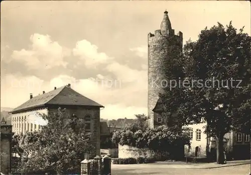 Poessneck Weisser Turm Malzhaus Kat. Poessneck