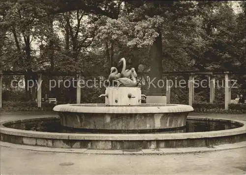 Zwickau Sachsen Schwanenbrunnen Kat. Zwickau