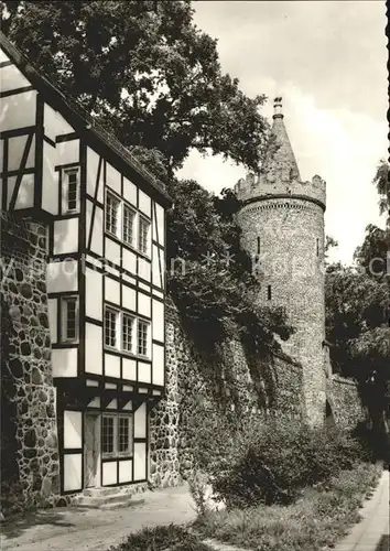 Neubrandenburg Wiekhaus und Moenchturm Kat. Neubrandenburg