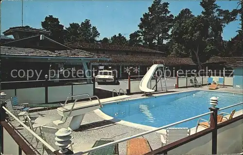 Monterey California El Padre Motel Pool Kat. Monterey