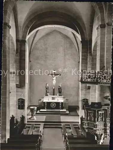 Hoexter Weser St. Kilianskirche innen Kat. Hoexter