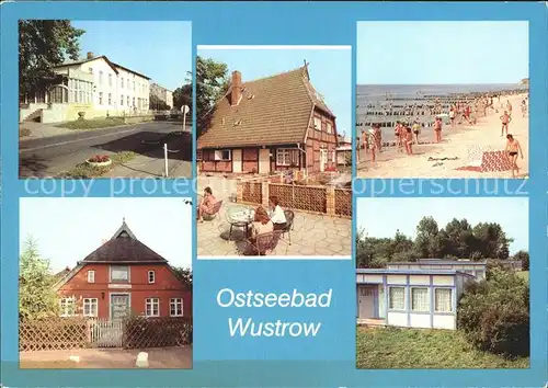 Wustrow Ostseebad Strand Ferienheim Helgoland Cafe Sonnenhof Kat. Ostseebad Wustrow