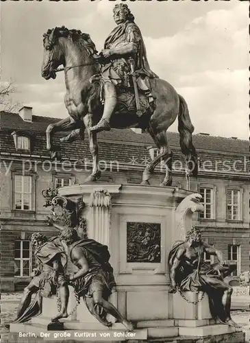 Berlin Reiterstandbild Kurfuerst von Schlueter Kat. Berlin