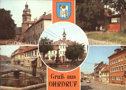 Ohrdruf Schloss Ehrenstein Stadtmauer Goethestrasse Kat. Ohrdruf