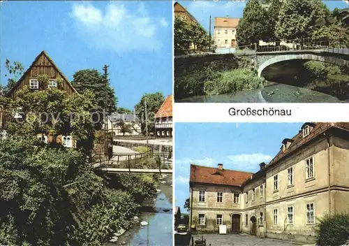 Grossschoenau Sachsen Lausur Mandau Damastmuseum im Kupferhaus Kat. Grossschoenau Sachsen